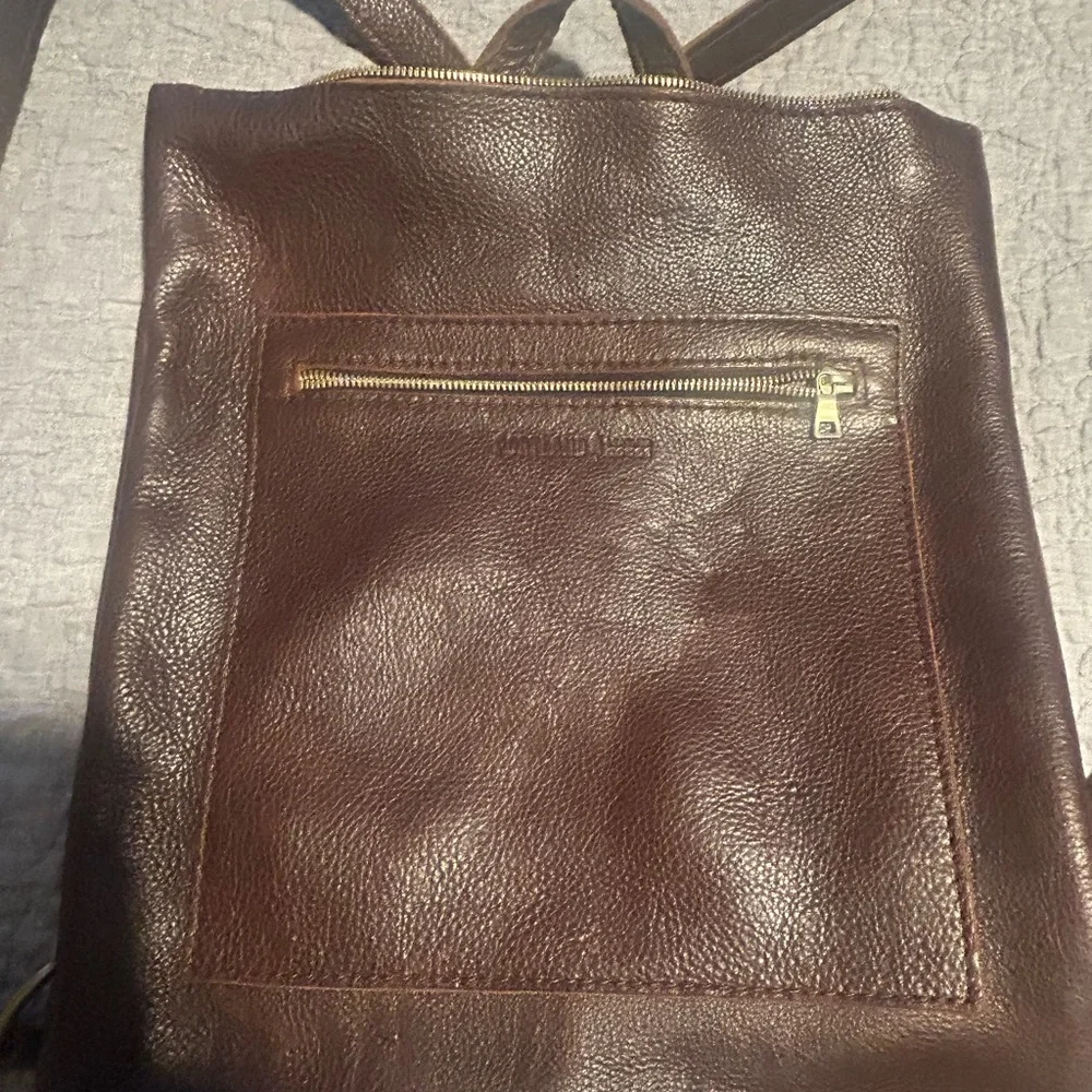 Portland Leather Dark Brown Laptop Bag